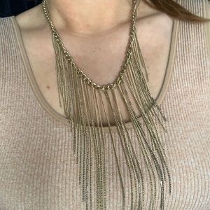 Gold chain necklace